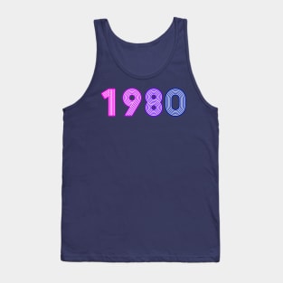 Year 1980 - Retrowave Colors Tank Top